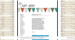 Desktop Screenshot of kepthoney.com