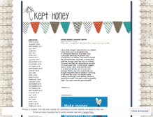 Tablet Screenshot of kepthoney.com